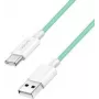 LogiLink USB-C-kabel USB 2.0 USB-A-stekker, USB-C-stekker 1 m groen CU0327