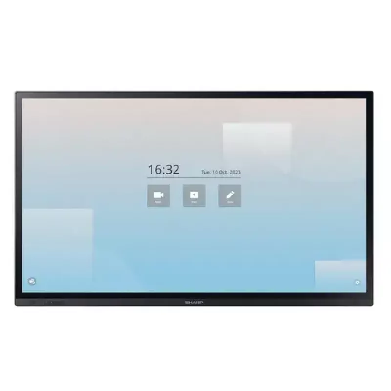 Interactief flatscreen Sharp PN-LA862 86 inch 4K Ultra HD touchscreen zwart