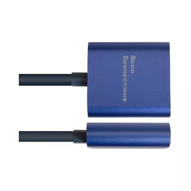 Videokabel-adapter Alcasa MDP-HDMI2 0,2 m Mini DisplayPort HDMI zwart blauw