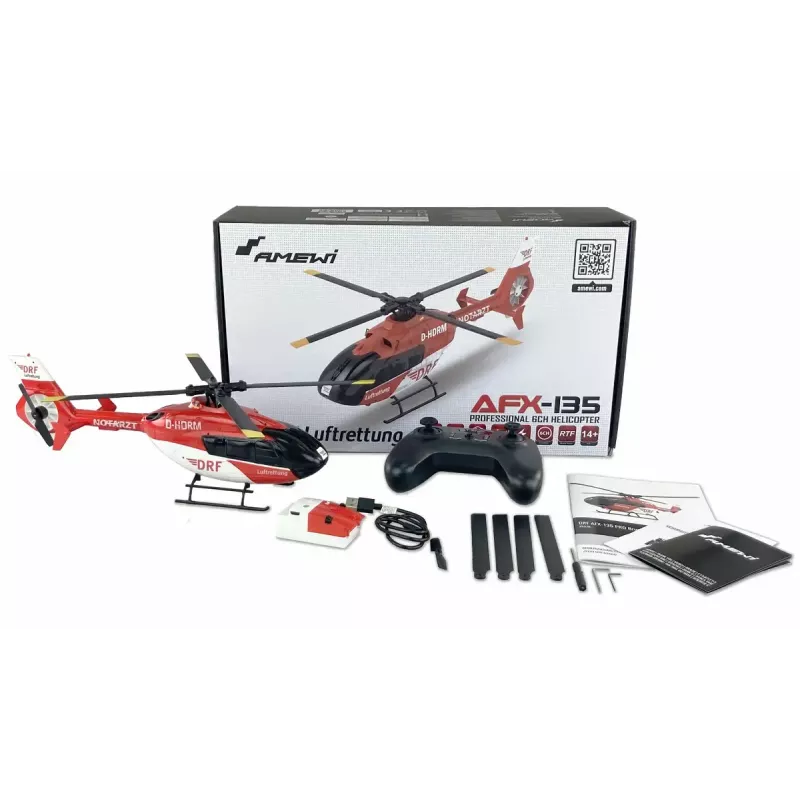 Amewi AFX-135 radiografisch bestuurbare (RC) modelhelikopter elektromotor 1:32