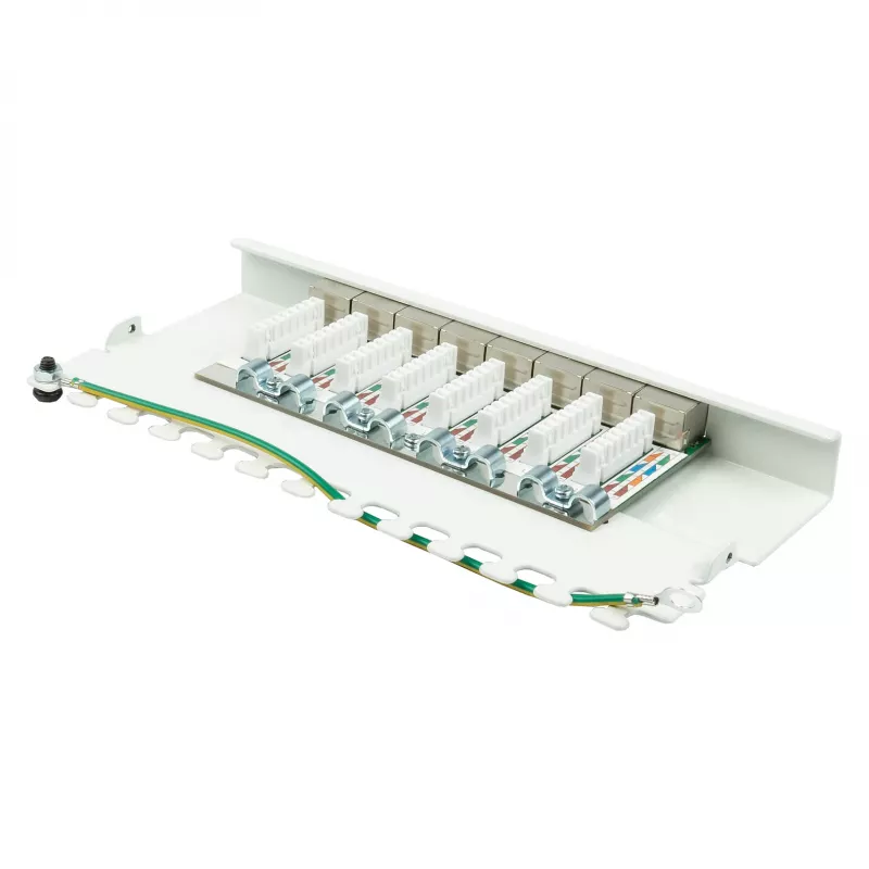 Patchpanel Alcasa GC-N0119 0,5HE 10 Gigabit Ethernet RJ-45 Cat6a