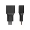 USB-adapter USB C naar USB A Alcasa USB-AD201 zwart