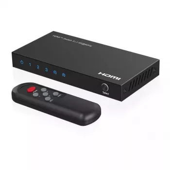 Videoswitch MicroConnect MC-HDMISWITCH0301-4K 4K 60Hz metaal zwart