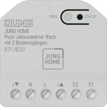 Jaloezieactor (1-kanaals) Jung HOME Puck BTPJ1B2U met 2 binaire ingangen