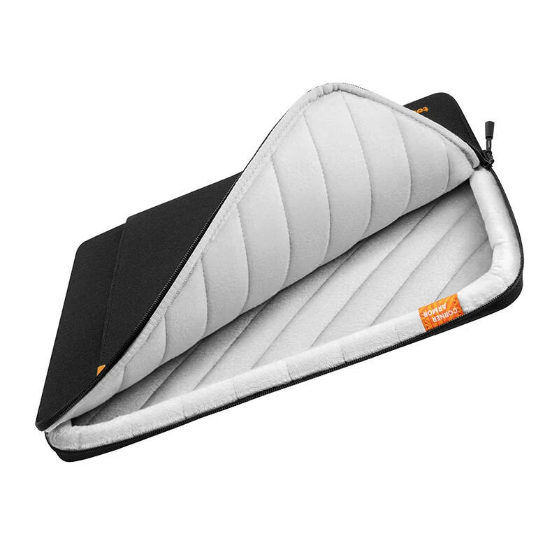 Laptophoes Tomtoc Defender-A13 voor 13,3 inch apparaten, model A13E3D1, gevoerde beschermhoes