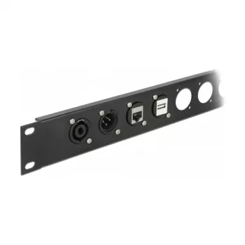 BNC-bus-connector DELOCK 86788, zwart, 26×31,4×31 mm