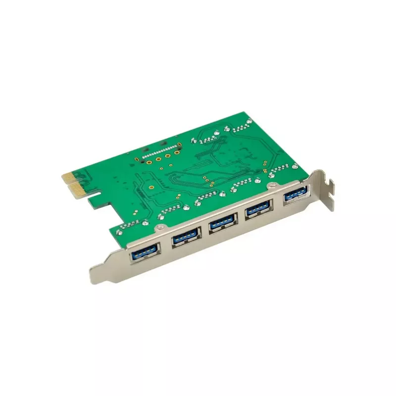MicroConnect MC-USB3.0-ST610 USB 3.0 PCIe-kaart met 7 poorten