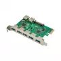 MicroConnect MC-USB3.0-ST610 7-poorts USB 3.0 PCIe-kaart