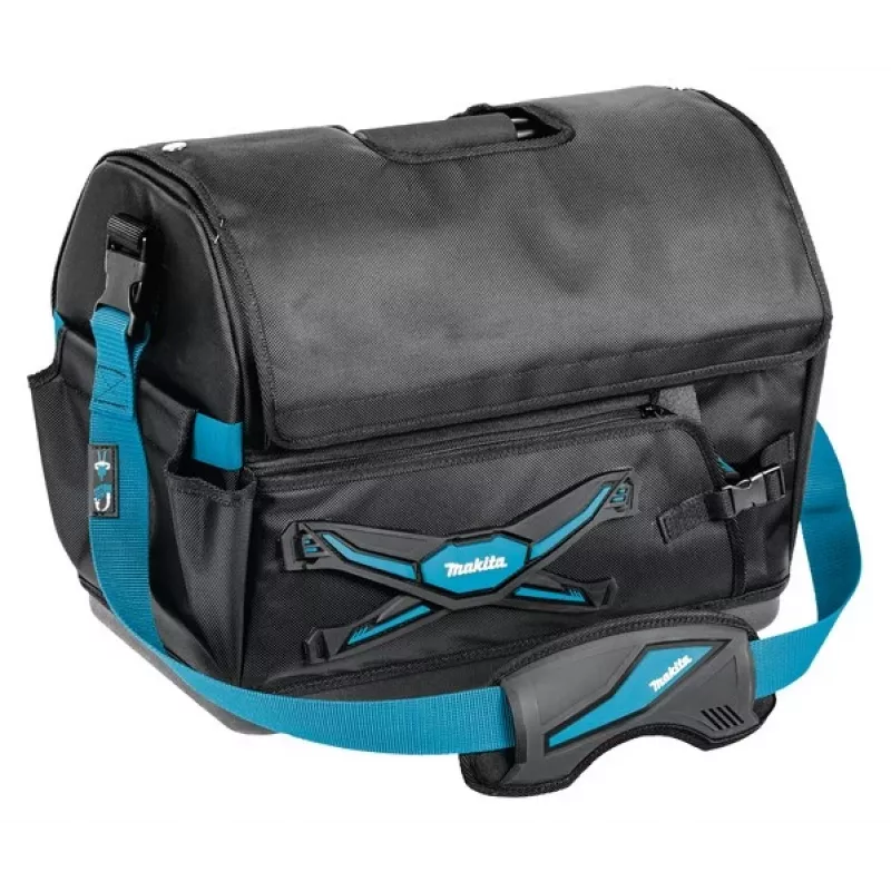 Makita gereedschapskoffer E-05446 zwart, blauw kunststof, polyester, staal