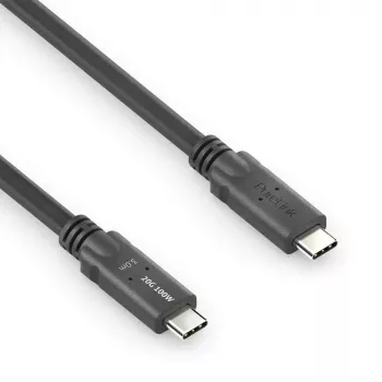USB4 Gen 2x2 kabel PureLink PI6600-030 USB‑C naar USB‑C 3 m, 20 Gbit/s, magnetisch afgeschermd, zwart