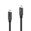 USB4 Gen 2x2 kabel PureLink PI6600-030 USB‑C naar USB‑C 3 m, 20 Gbit/s, magnetisch afgeschermd, zwart
