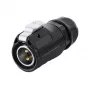 Draadstekker S1 Power 2-polig zwart Alcasa IC01-20P201