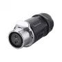 Kabelverbinder Alcasa IC01-20P202 S1 stroom 2-polig zwart