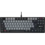 Mechanisch toetsenbord Cherry KC 500 MX LP TKL — MX Low-Profile-schakelaars, tenkeyless, US-layout, ivory