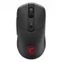 MSI VERSA 300 WIRELESS 8K gaming-muis, ambidexter, optisch, 2600 DPI, 6 knoppen, zwart