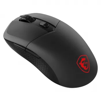 MSI VERSA 300 WIRELESS 8K gaming-muis, ambidexter, optisch, 2600 DPI, 6 knoppen, zwart
