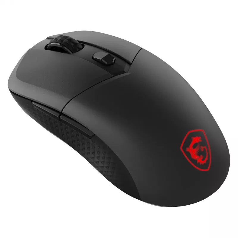 MSI VERSA 300 WIRELESS 8K gaming-muis, ambidexter, optisch, 2600 DPI, 6 knoppen, zwart