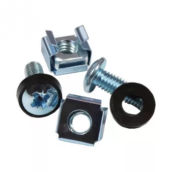 Good Connections GC-N0049 M6 rackschroevenset, 20 mm, 50 stuks, zilver