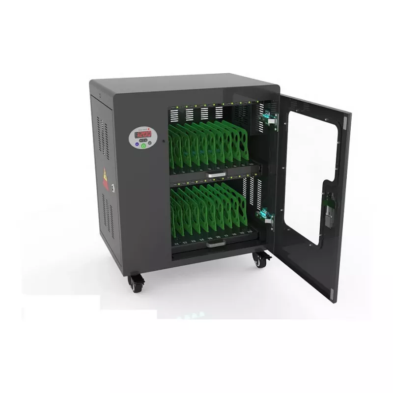 GoodConnections ANTARES T20 tablet-laadwagen UVC-desinfectie zwart