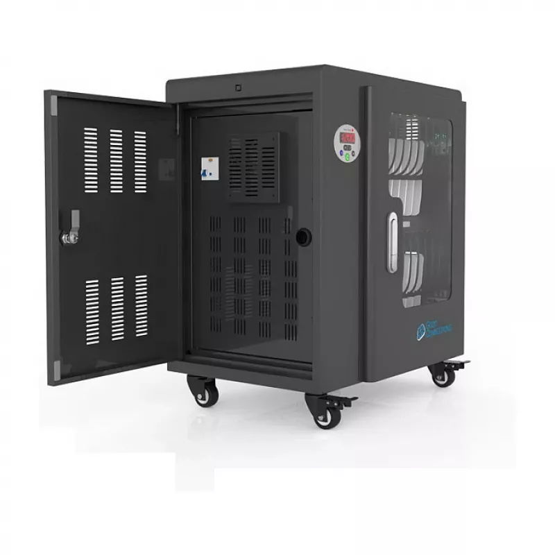GoodConnections ANTARES T20 tablet-laadwagen UVC-desinfectie zwart
