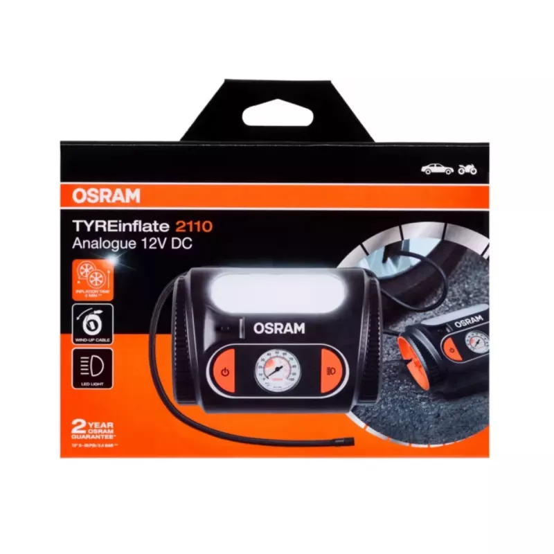 Osram Tyreinflate 2110 Automotive Compressor 12 V