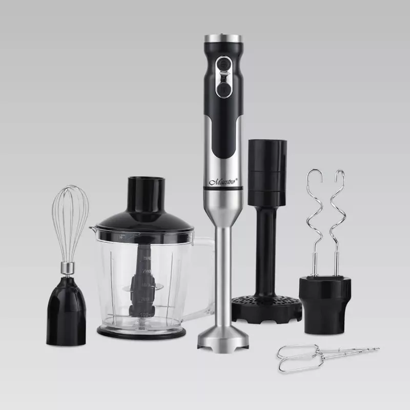 Staafmixer Maestro MR-567 zwart roestvrij staal