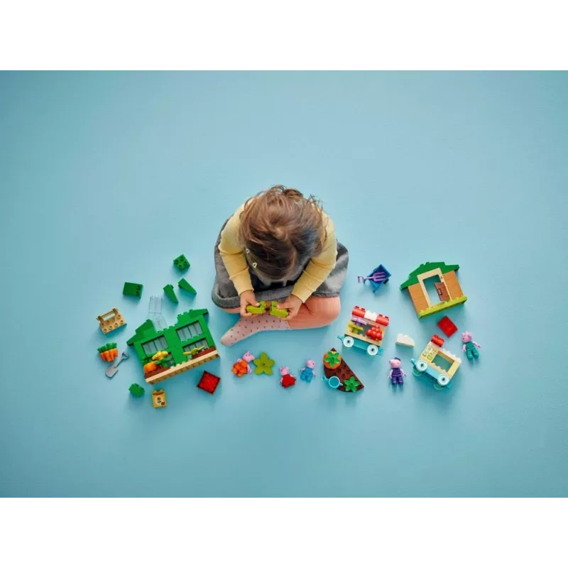 DUPLO Peppa Pig 10461 Opa Pigs tuin en kas bouwstenen