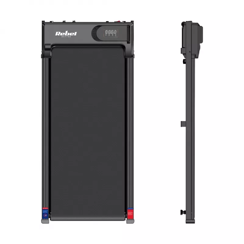 Elektrische loopband Rebel RBA-1017 — LED-display, snelheid 1–6 km/h, max. gebruikersgewicht 100 kg, netvoeding