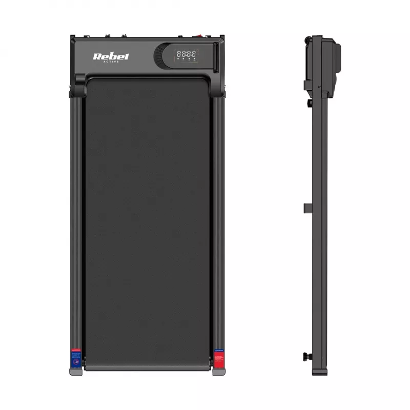 Elektrische loopband Rebel RBA-1017 — LED-display, snelheid 1–6 km/h, max. gebruikersgewicht 100 kg, netvoeding
