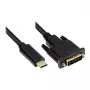 Alcasa GC-M0110 videokabel-adapter 2 m USB Type-C DVI-D zwart (GC-M0110)