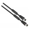 Good Connections S-PAK015S sat-antennekabel, coax-stekker naar coax-aansluiting, 1,5 m, zwart