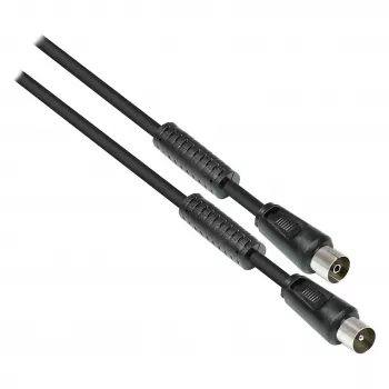 Good Connections S-PAK015S sat-antennekabel, coax-stekker naar coax-aansluiting, 1,5 m, zwart