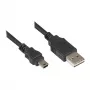 Good Connections verbindingskabel USB 2.0 EASY stekker A naar Mini-B-stekker - zwart - 0,5 m