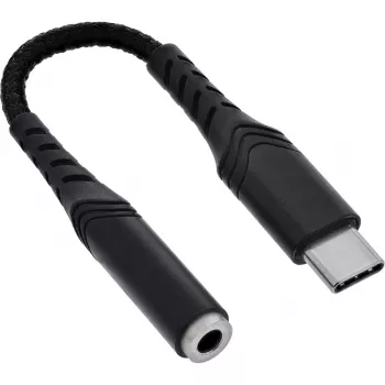 Audio-adapter InLine 33054E USB-C naar 3,5 mm met geïntegreerde DAC, 15 cm kabel