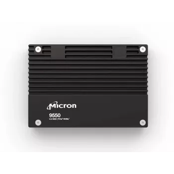 SSD | MICRON | SSD-serie 9550 PRO | 15,36 TB | PCIe Gen5 | NVMe | NAND-flash-technologie 3D TLC | schrijfsnelheid 10000 MByte/s | leessnelheid 14000 MByte/s | formfactor and2 | MTF