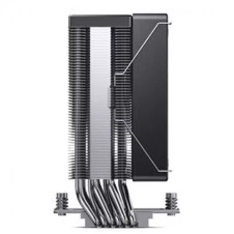 CPU-koeler Jonsbo CR-1000 MAX V2 — luchtkoeler met PWM-ventilator, zwart