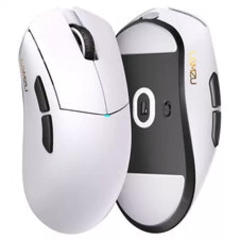 Gaming-muis Lamzu Paro — 8 kHz pollingrate, 2,4 GHz draadloos, wit