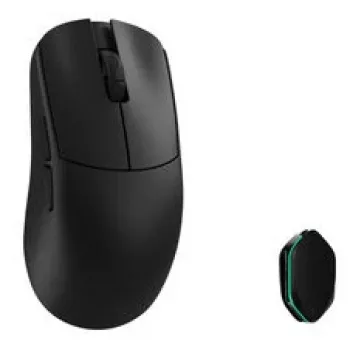 WLMouse YING magnesium draadloze gaming-muis, PAW3950HS, 8K polling, OMRON optische switches - zwart (YINGMG-BLACK-O)