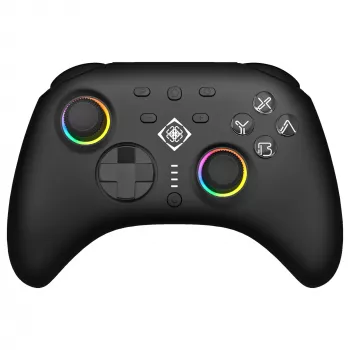 Gamepad Deltaco GAM-198 zwart — Bluetooth en USB (Type-C) voor Nintendo Switch, Switch 2, Switch OLED, Android, pc