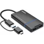 VALUE display-adapter USB Type A C - dual HDMI 4K30+ 1080p ST/BU - adapter - digitaal/data (12.99.3206)