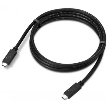 USB-kabel Lenovo USB4 Gen 2x2 4X91U92143, USB‑C naar USB‑C, 1,5 m, 20 Gbit/s, zwart