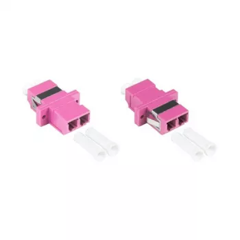 Good Connections LW-K204 - LC - vrouwelijk/vrouwelijk - OM4 - paars - multimode - keramisch