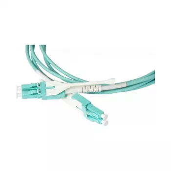 Patchkabel LWL Duplex OM3 (Multimode, 50/125) LC/LC, UNIBOOT, LSZH, omkeerbare polariteit, ontgrendelingslip, 10m, Good Connections® (LW-U810LC3)