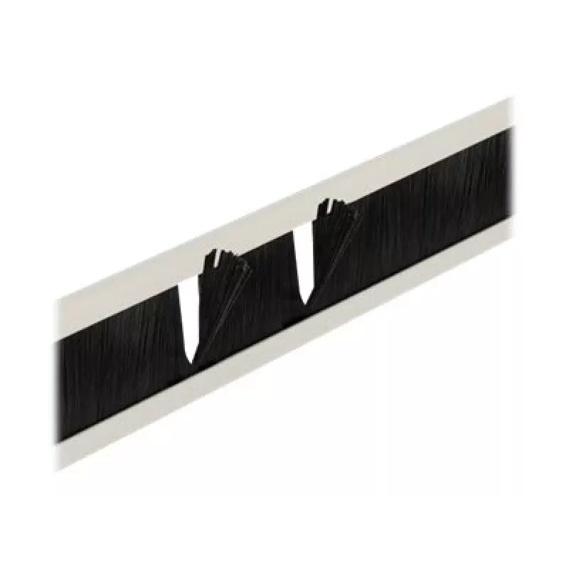 Kabelmanagementpaneel DeLOCK 19 inch kabelmanagement borstelstrip gereedschapsloos 2U grijs