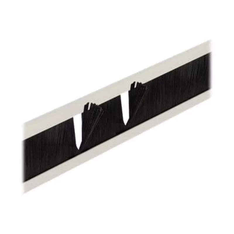Kabelmanagementpaneel DeLOCK 19 inch kabelmanagement borstelstrip gereedschapsloos 2U grijs