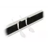 Kabelmanagementpaneel DeLOCK 19 inch kabelmanagement borstelstrip gereedschapsloos 2U grijs