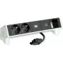 Bachmann 902.936 DESK2 stekkerdoos, wit (RAL9010), 2x Schuko, 1x USB-C 30 W