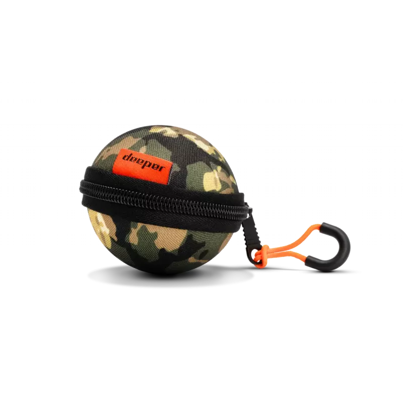 Sonar Deeper Smart Sonar Chirp+4 WLAN-dieptemeter, ingebouwde accu, ABS-behuizing, groen/bruin