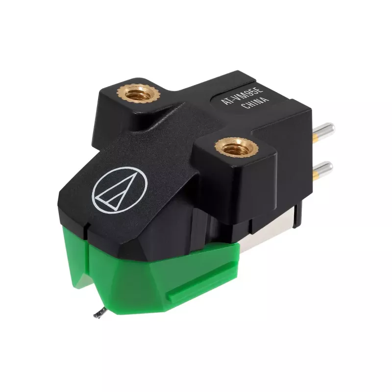 Audio-Technica AT-VM95E/H element met AT-HS6BK headshell voorgemonteerd (zwart/groen)