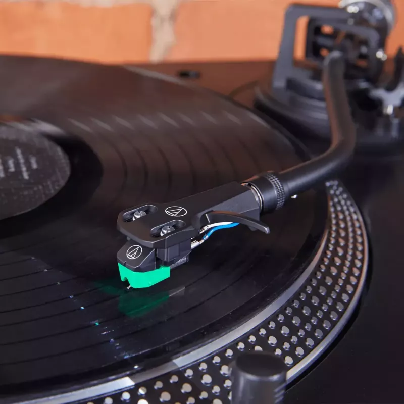 Audio-Technica AT-VM95E/H element met AT-HS6BK headshell voorgemonteerd (zwart/groen)